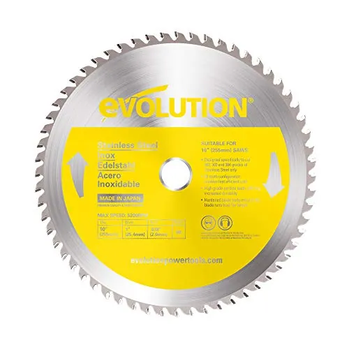 Evolution Power Tools 10BLADESSN Stainless Steel Cutting Saw Blade