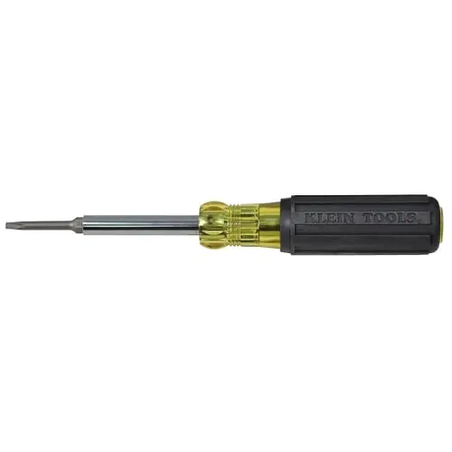 Klein Tools 32560 6-in-1 Extended Reach Multi-bit Screwdriver/Nut Driver