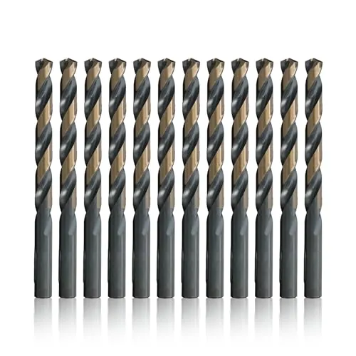 Drill America KFDJP12 J High Speed Steel Black & Gold KFD Split Point