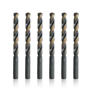 Drill America Y High Speed Steel Black & Gold KFD Split Point Drill Bit