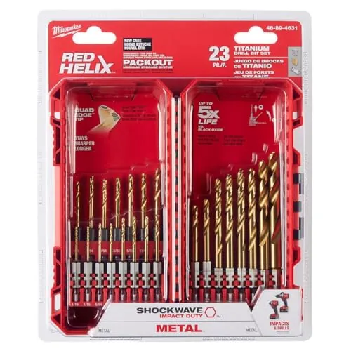 Milwaukee 48-89-4631 Kit Tin Shockwave (23-Piece)