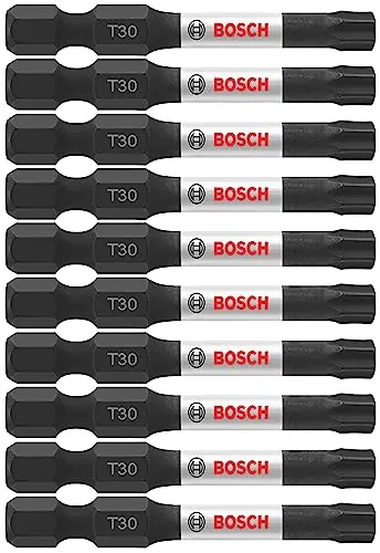 Bosch ITT302B 10-Pack 2 In. Torx #30 Impact Tough Screwdriving Power