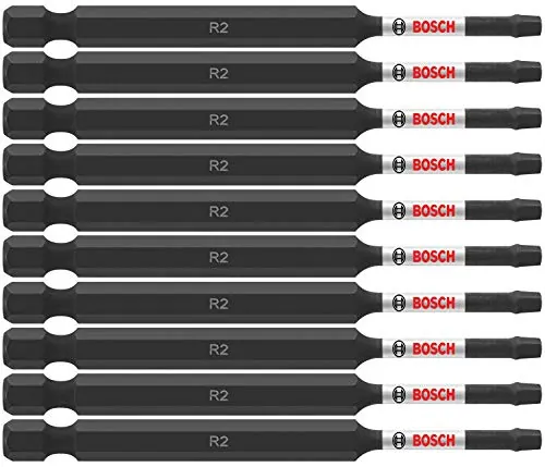Bosch ITSQ235B 10-Pack 3-1/2 In. Square #2 Impact Tough Screwdriving