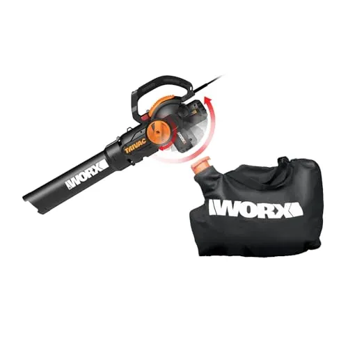 Worx Trivac 3-in-1 Electric Leaf Blower/Leaf Vacuum/Leaf Mulcher