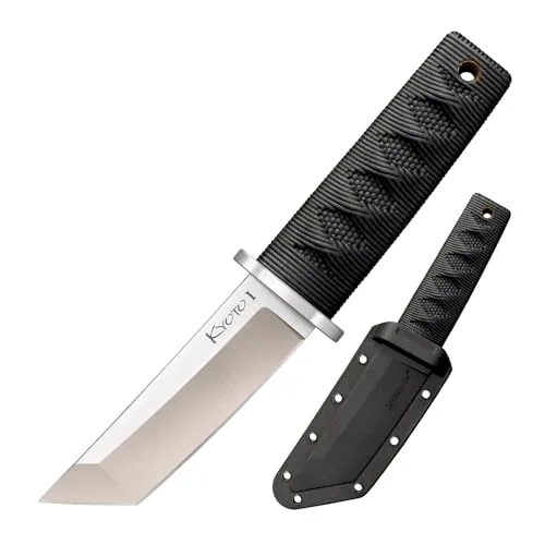 Cold Steel Kyoto 3.25" Durable Compact 8Cr13MoV Stainless Steel Fixed