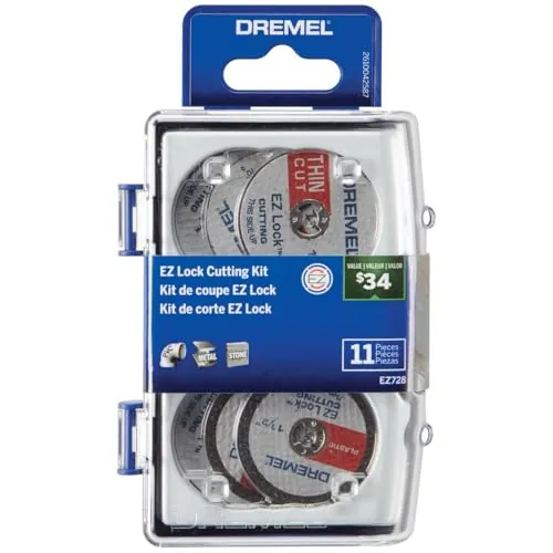 Dremel EZ728-01 11-Piece EZ Lock Cutting Accessory Kit