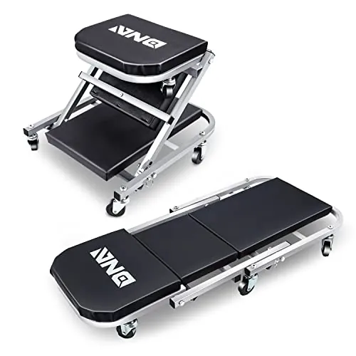DNA Motoring TOOLS-00185 36 Inches 2 IN 1 Rolling Folding Car