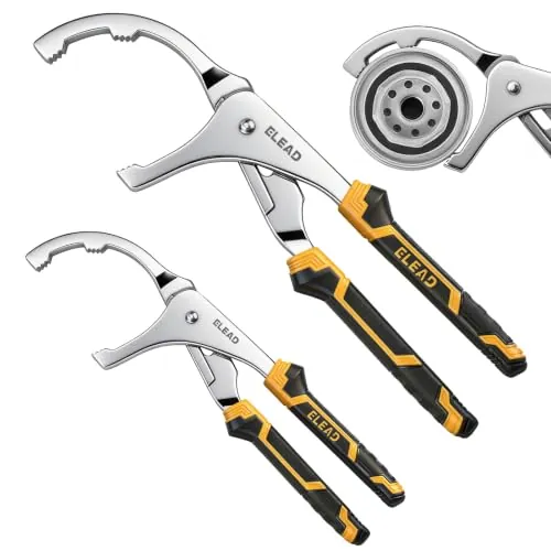 Elead Adjustable Oil Filter Wrench Set
