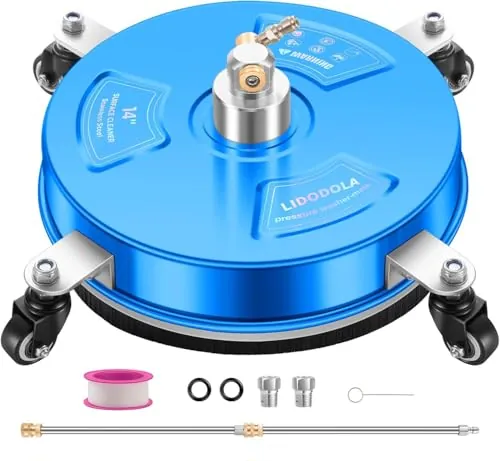 LidoDola 14'' Pressure Washer Surface Cleaner Blue