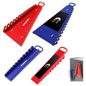 WorkPro 4-Pack Magnetic Wrench Organizer