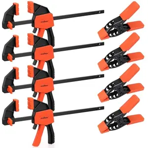 Horusdy 8-Pack Bar Clamp Set