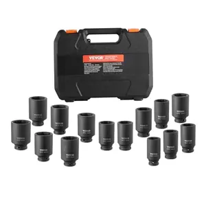 Vevor Axle Nut Impact Socket Set (14-Piece)