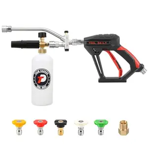 Tool Daily Short Pressure Washer Gun with Foam Cannon Dual Connector