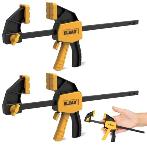 6" Mini Bar Clamps for Woodworking (2-Piece)