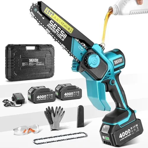 Seesii Flagship 8-Inch Cordless Mini Chainsaw