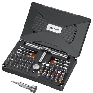 74 in 1 Magnetic Ratchet Screwdriver Set with Detachable T Handle